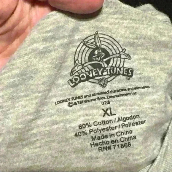 Looney Tunes Women’s Tweety Crop T Shirt XL 90s - Picture 2 of 6